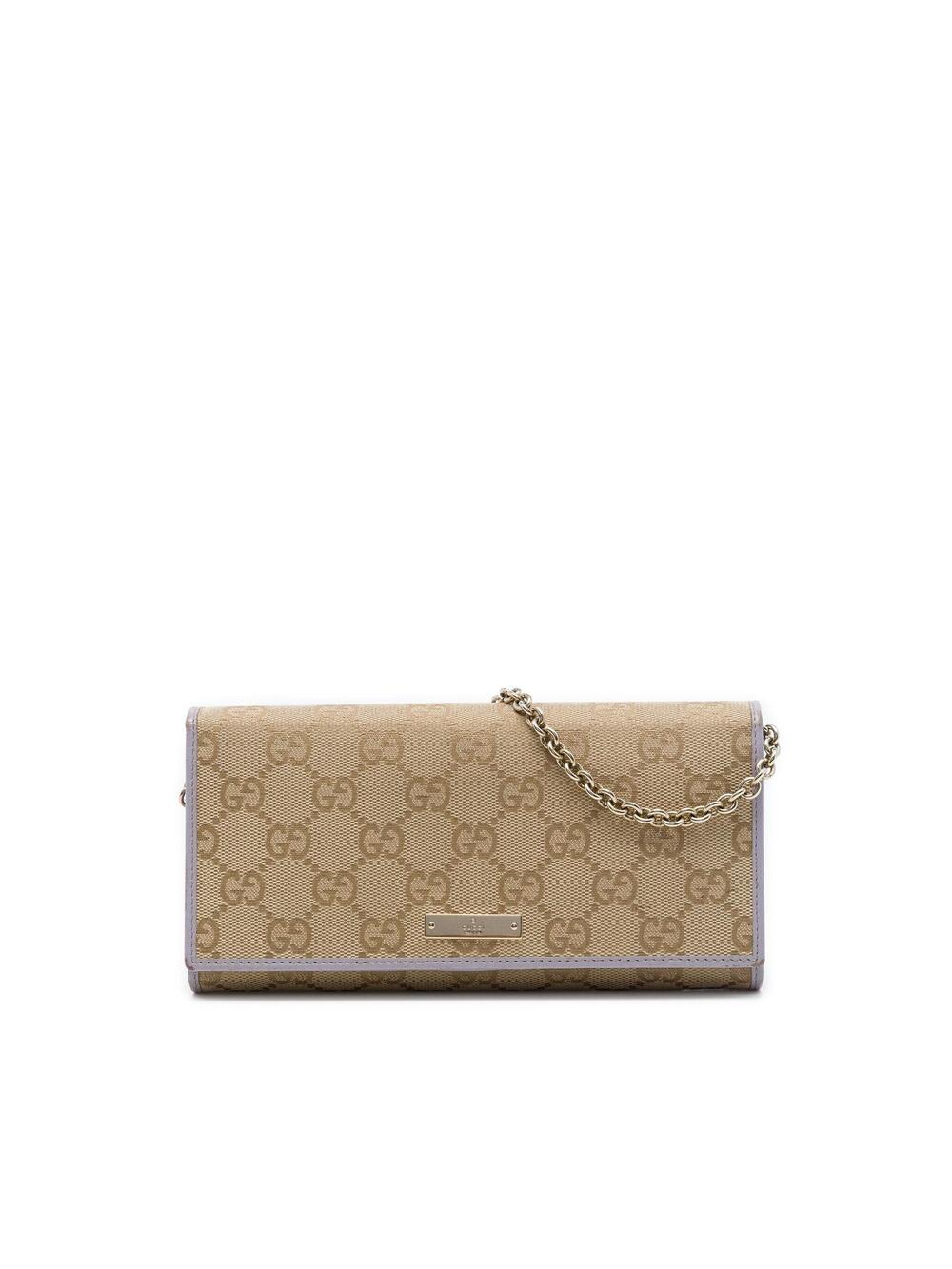 Gucci Gg Canvas Wallet On Chain Pre- #356748G46B